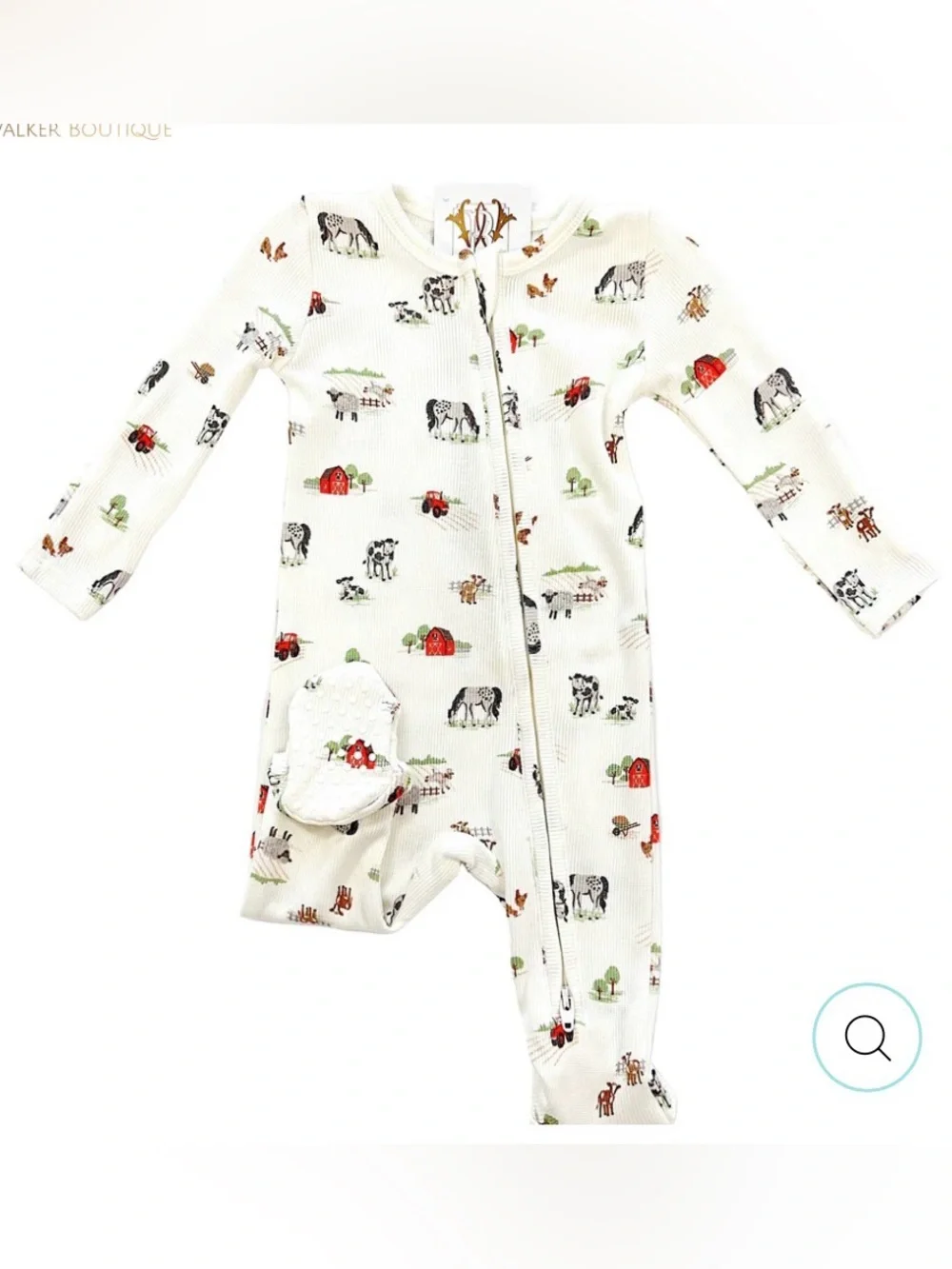 Angel Dear - 2 Way Zipper Footie - Little Farm